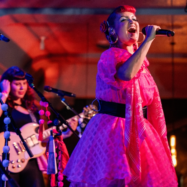 Las Cafeteras live at the Carriage House Theatre